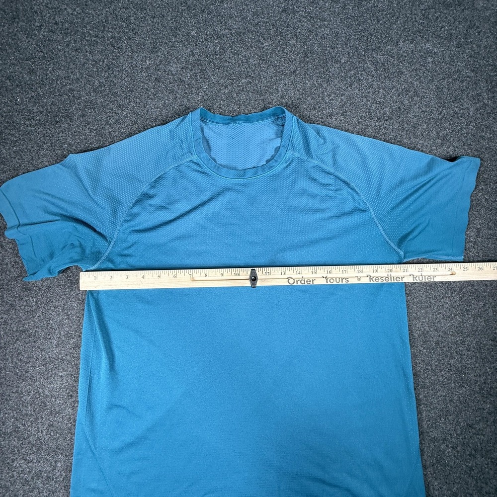 Lululemon Metal Vent Tech Relaxed Fit Teal Blue XL Athletic Streetwear Hiking - Picture 5 of 10
